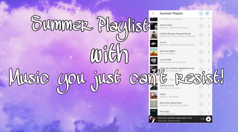 great music summer playlist