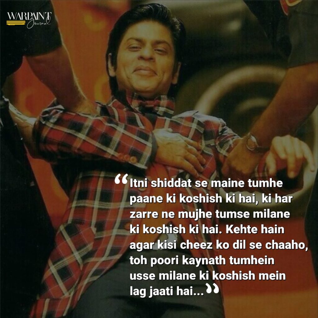 Romantic Dialogues by SRK: Om Shanti Om
