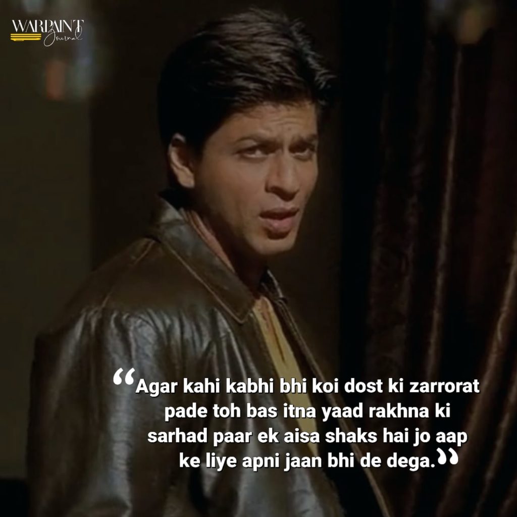 Romantic Dialogues by SRK: Veer-Zaara