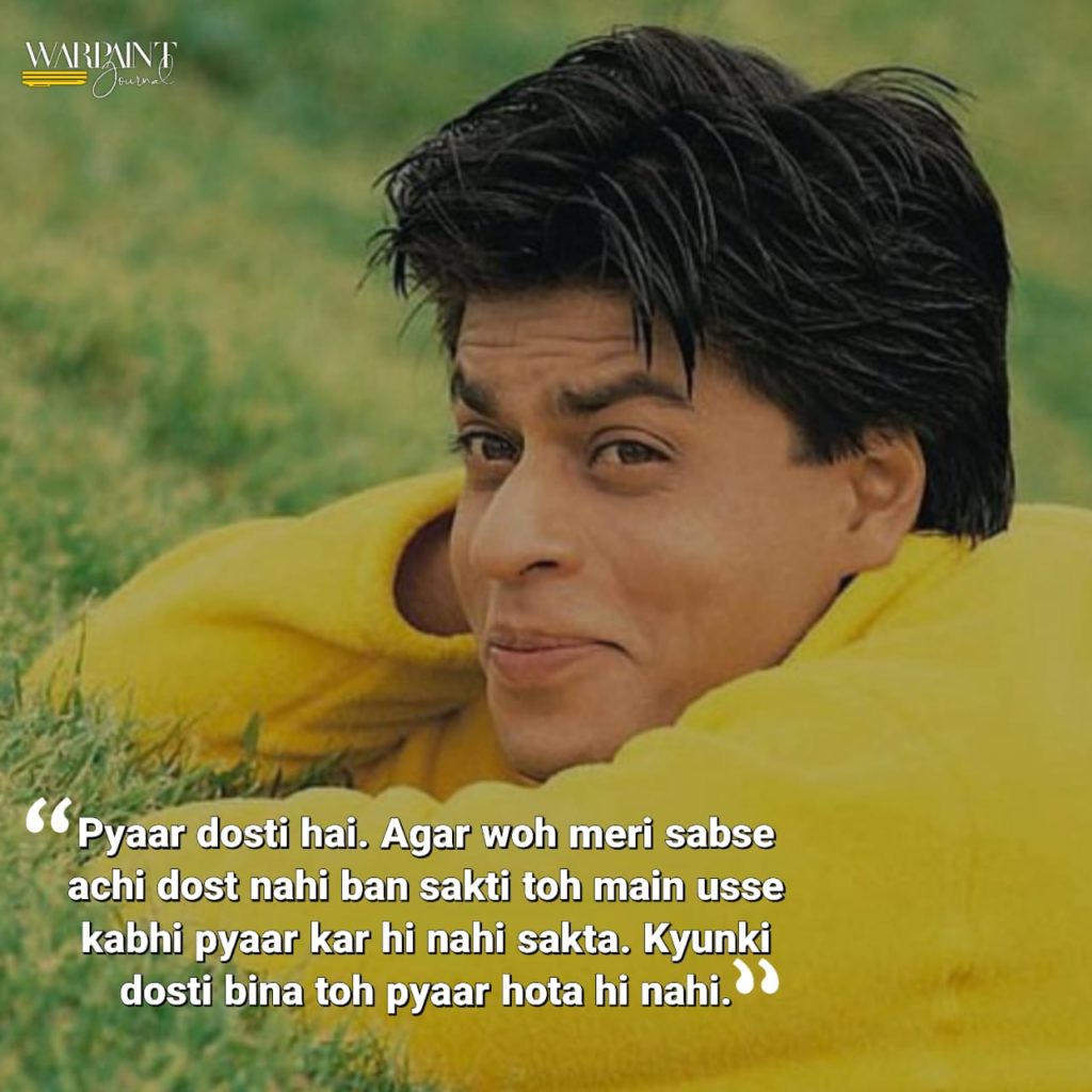 Romantic Dialogues by SRK: Kuch Kuch Hota Hai
