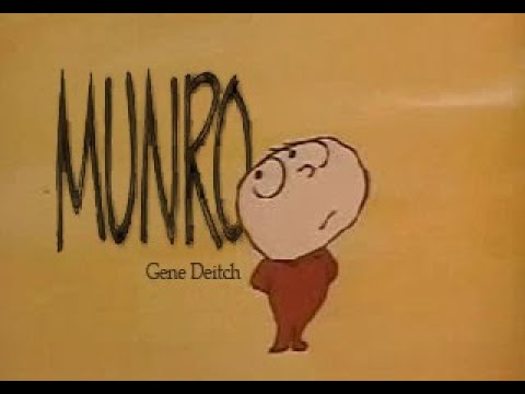 One of the cover pages of his Oscar winning animated short film: Munro