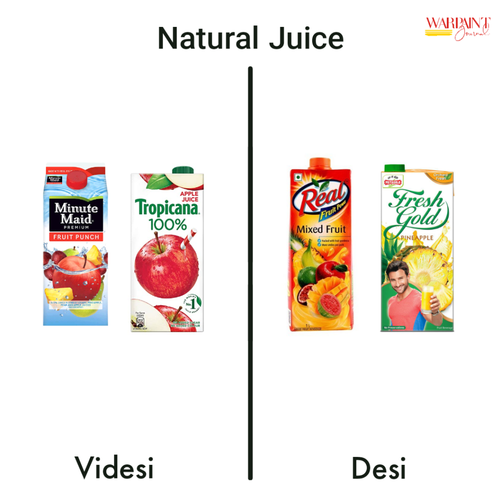 (#makeinIndia) desi, videshi - juices