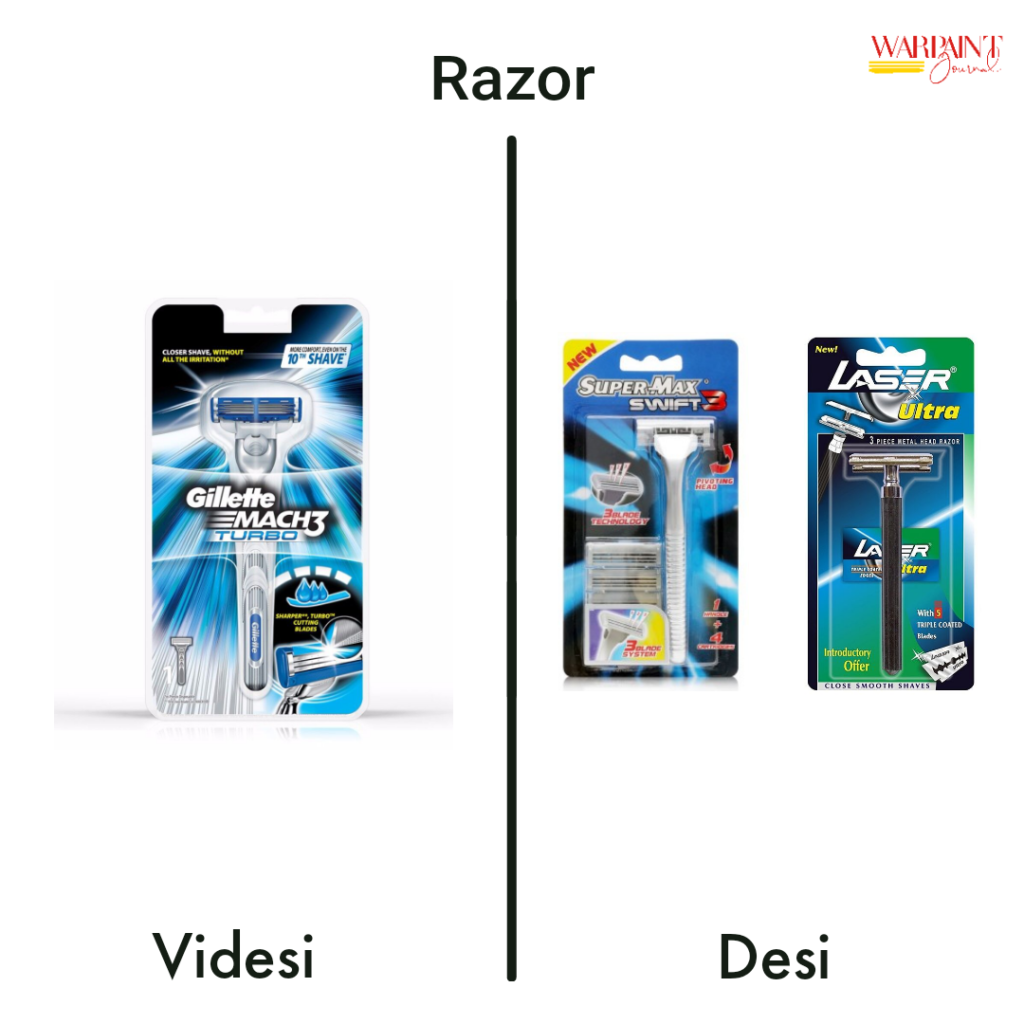 desi, videshi - razors #MakeinIndia