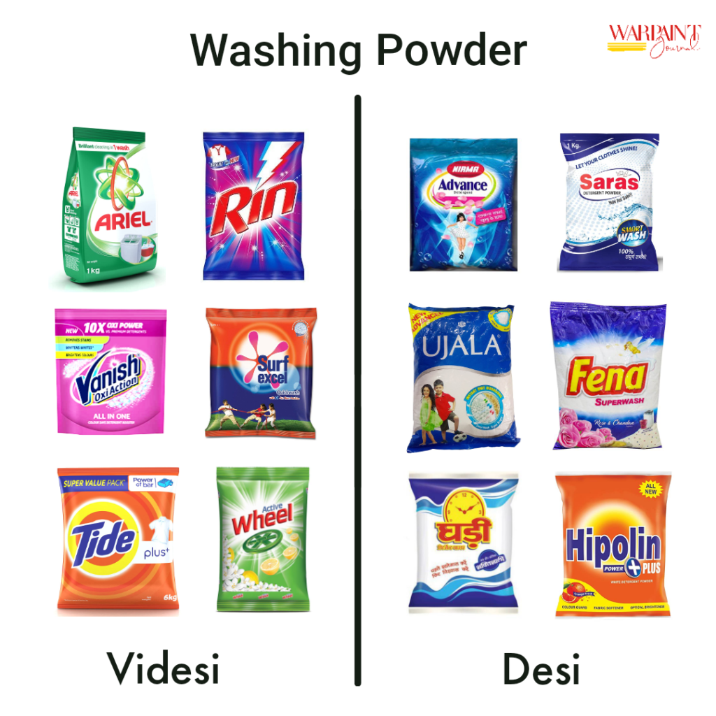 desi, videshi - detergents