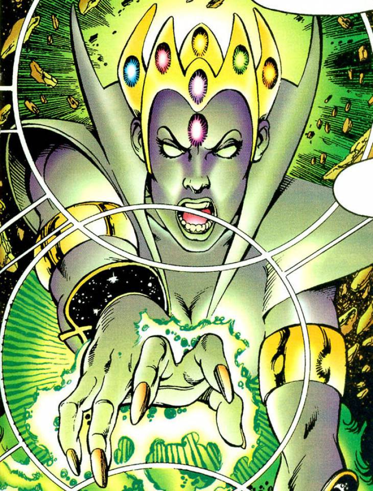 Super Villian of the Super Heroines of Marvel, Nemesis from Marvel Universe.