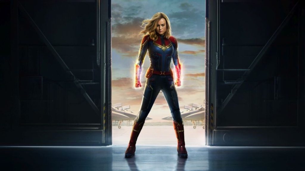 Brie Larson as Captain Marvel for Captain Marvel(2019), another super herione of Marvel