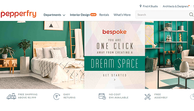 pepperfry -Top Indian Home Decor Brands