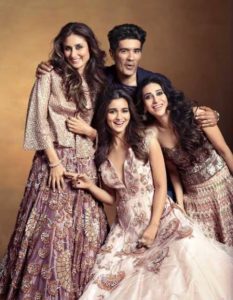 bollywood actresses with manish malhotra