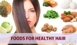 Eat healthy for good hair 
