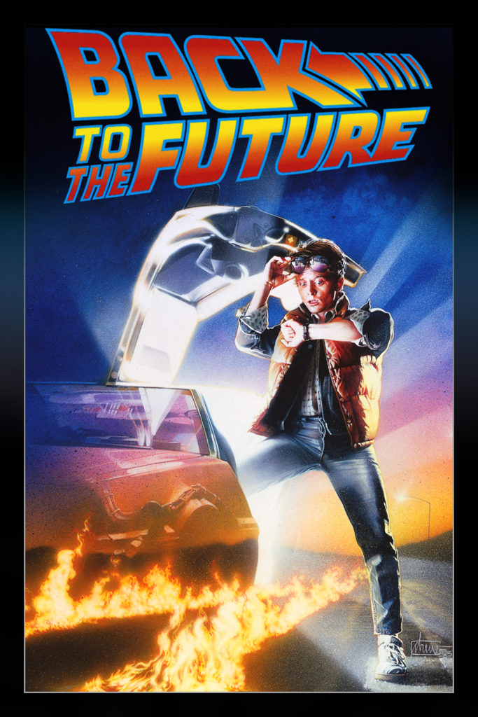 Sci-Fi movie Back To The Future poster