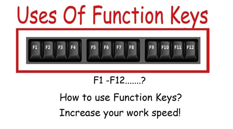 function keys and their uses