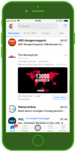 Banner ads helps free messaging market to grow.
