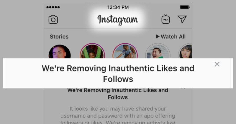 Fake followers and social media scam Instagram response