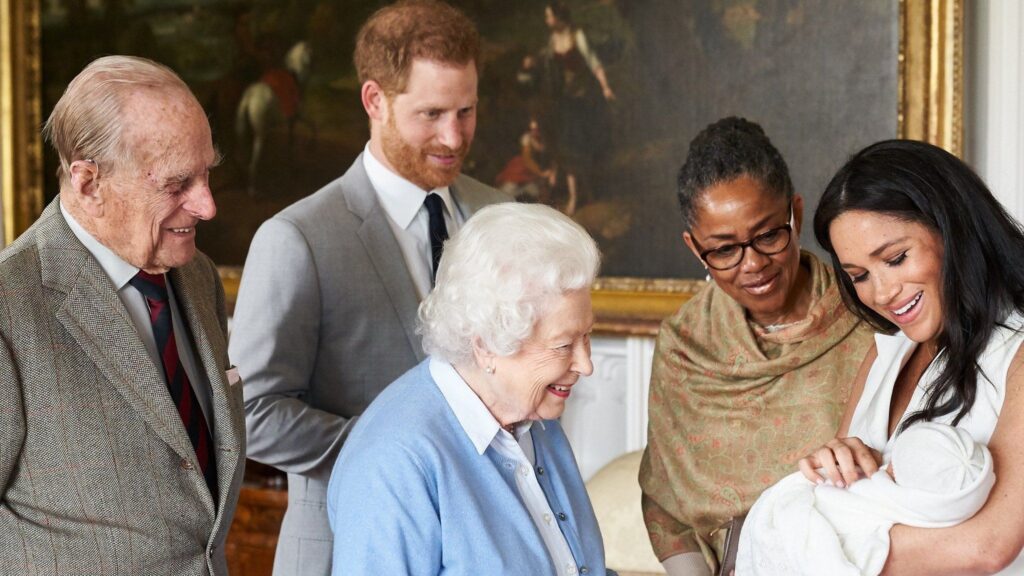 British Royal Family Meeting Baby 
