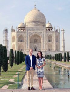 Prince William and Kate Middleton visit Taj Mahal