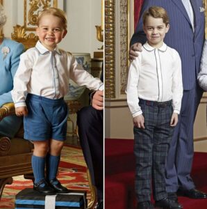 Prince George Wearing Shorts And Pants