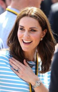 Kate Middleton Laughing And Showing Her Nails