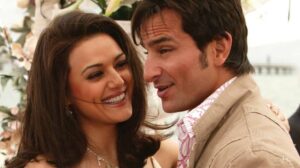 Saif Ali Khan and Preity Zinta