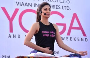 Shilpa Shetty doing yoga