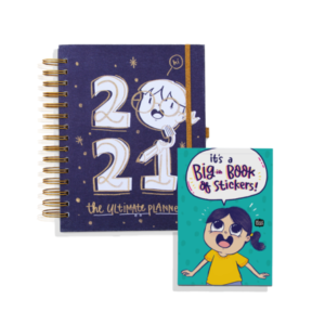 The 2021 Ultimate Planner & Pocket Planner + FREE Big Book of Stickers