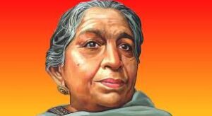 list of first Indian women in the history of India-sarojini naidu