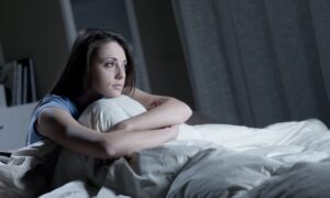 unable to sleep at night due to stress